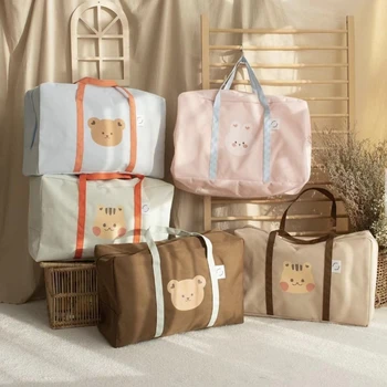 Корейская версия новой сумки для хранения постельного белья в детском саду с принтом головы животного Отделочный мешок для пыли большой емкости