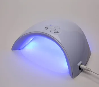 Новое поступление 2019 года, светодиодная УФ-лампа, сушилка, Белая лампа для ногтей с двойным источником света, Инструменты для нейл-арта с двойным источником света, 12 шт. светодиодов