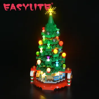 Набор светодиодных ламп EASYLITE для 40338 Рождественская елка Игрушки своими руками Только блоки Кирпичи Комплект освещения не включает модель