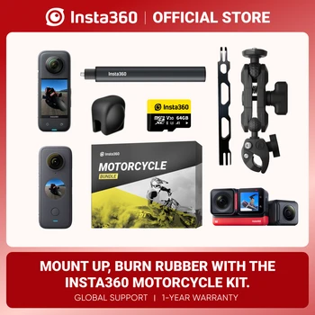 Insta360 X3 и X2 Motor Club - Комплект для мотоциклов и аксессуары X3/ONE X2/ONE RS Twin