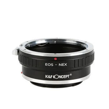 Адаптер для крепления объектива K & F Concept со Штативом для объектива Canon EOS EF/EF-S к Корпусу зеркальной камеры Sony E NEX/Alpha
