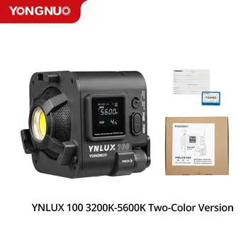 yongnuo YNLUX100 Двухцветный Видеосветитель Белый Заполняющий Свет Для Фотосъемки Портативный Ручной Светильник Для Съемки Короткого Видео В прямом эфире на открытом воздухе