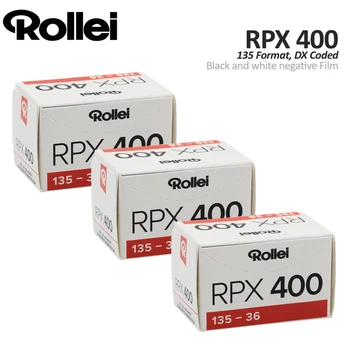 1-10 рулонов черно-белой негативной пленки Rollei RPX 400 135 35 мм (36 экспозиций/рулон) для пленочной камеры Kodak (срок годности: 3.2027)