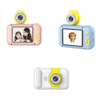 2023 Новая Детская Камера X101 с 2,4-дюймовым IPS-экраном, Цифровые Камеры с Поворотным Объективом на 180 °, Студенческая Камера для Селфи Детей с Воспроизведением