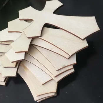 10 Пустых незаконченных деревянных крестиков для вырезания поделок из дерева, проект 