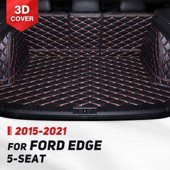 Автоматический Коврик для багажника с полным покрытием для Ford Edge 5-Местный 2015-2021 20 19 18 17 16 Чехол для багажника автомобиля, Аксессуары для защиты интерьера