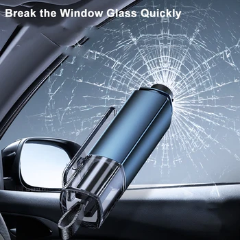 Аварийный молоток безопасности мини-автомобиля Автоматический Разбив оконное стекло, Резак для ремня безопасности, инструмент для аварийного спасения под водой