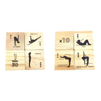 4 шт портативных кубиков для йоги, тренировочных кубиков для упражнений для тренажеров