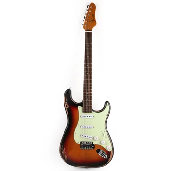 Высококачественная легкая Реликвия в винтажном стиле, электрогитара ручной работы, гитара electricas electro electrique guitare guitarra gitar