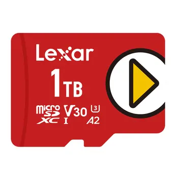 Lexar Play TF Высокоскоростная Карта памяти microSD 1 ТБ Class10 UHS-I U3 V30 A2 Для игровых устройств Nintendo-Switch 4K 150 МБ/с