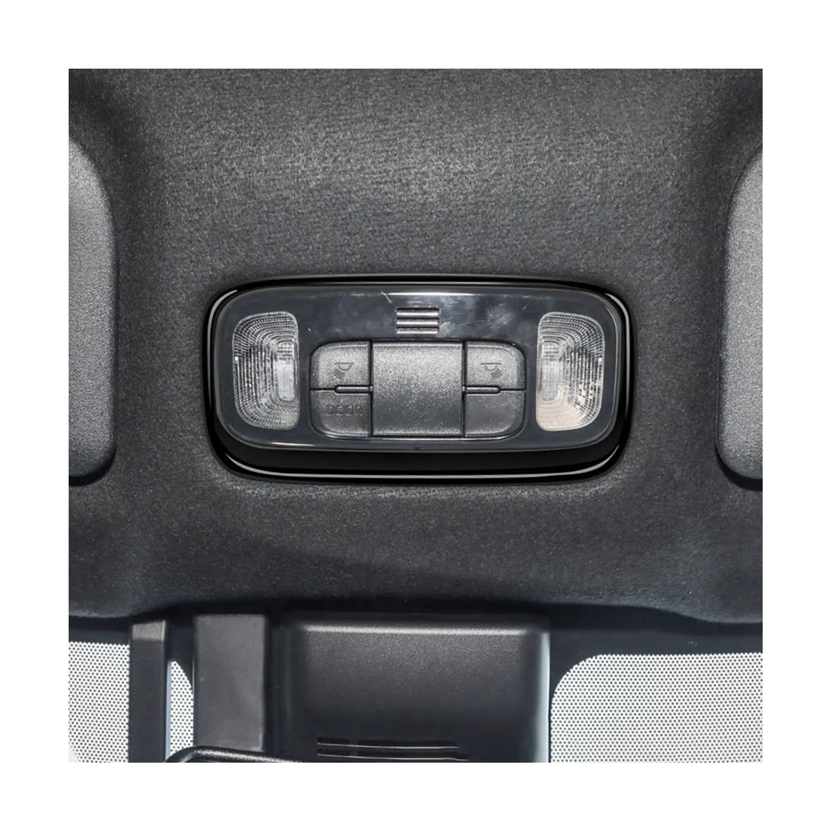 Автомобильная Яркая Черная Лампа Для Чтения Рамка Панель Декоративная Крышка Наклейки для Toyota YARIS/YARIS CROSS/GR YARIS 2020-2023