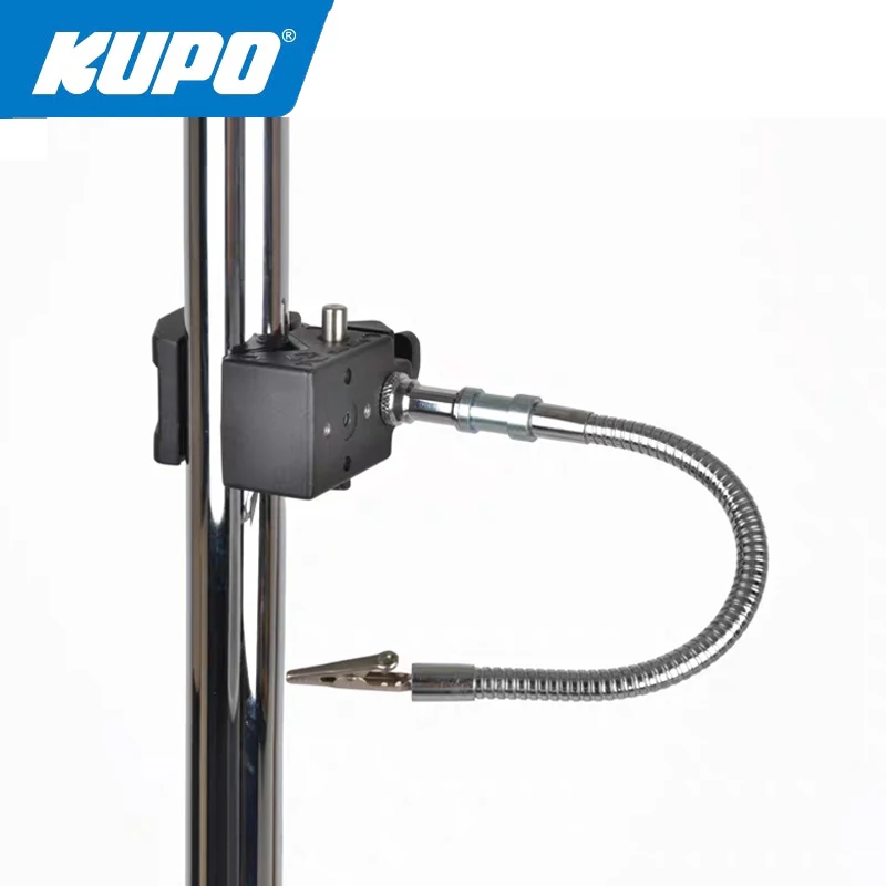 Гибкий карданный зажим KUPO KD-735P Для фотографического объектива, хомут для крепления шланга на переднем плане, вспомогательный змеевидный зажим для неподвижной сцены