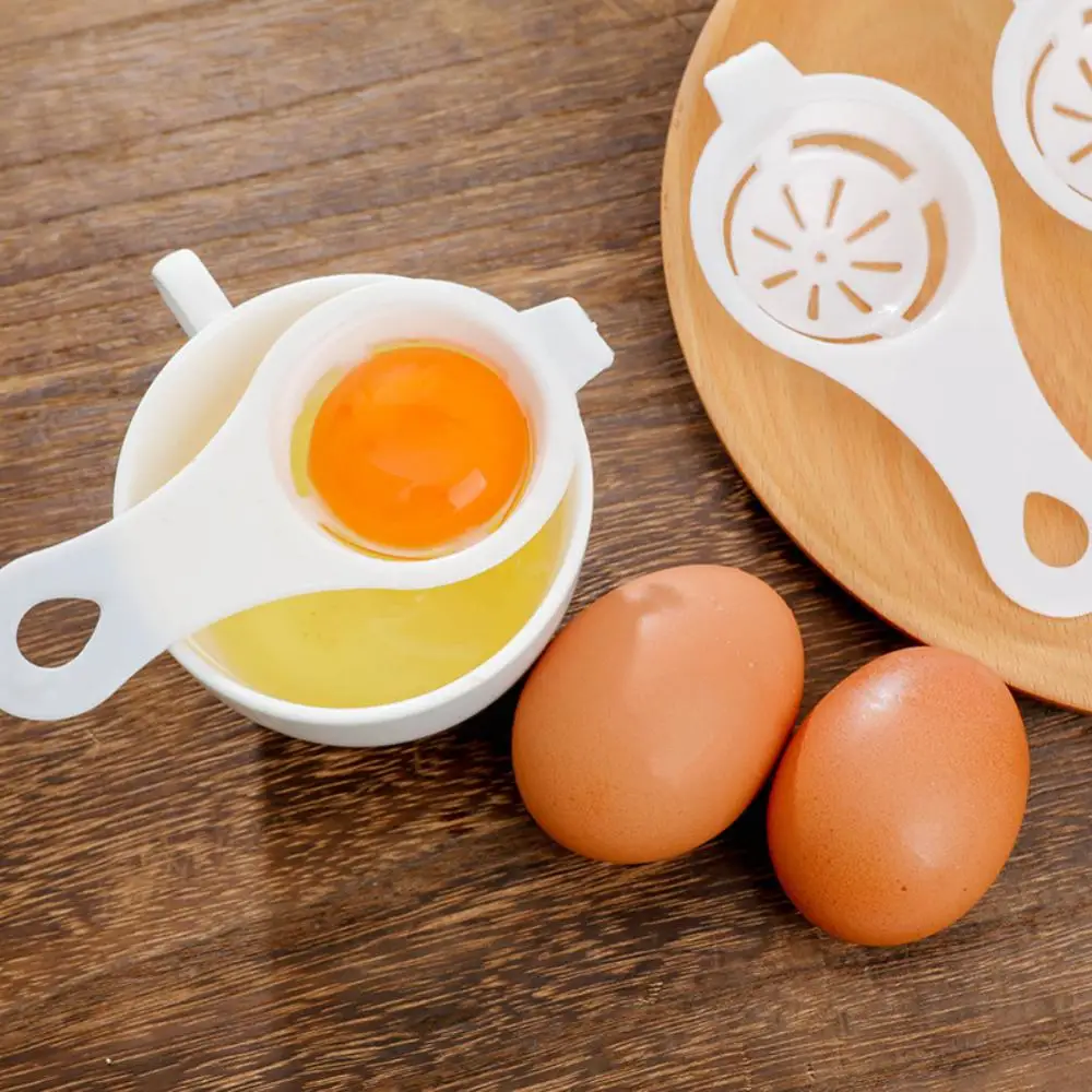 Сепаратор для яиц С силиконовым держателем, Разделители для яичных белков и желтков, Всасывающий Сепаратор для яиц, Инструмент для приготовления пищи, Кухонные Принадлежности для выпечки.