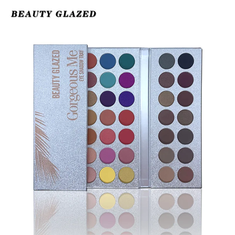 Beauty Glassed Новая 63-цветная палитра теней для макияжа Gorgeous Me Make up Palette Тени для век с крупной пигментированной прессованной пудрой 2019