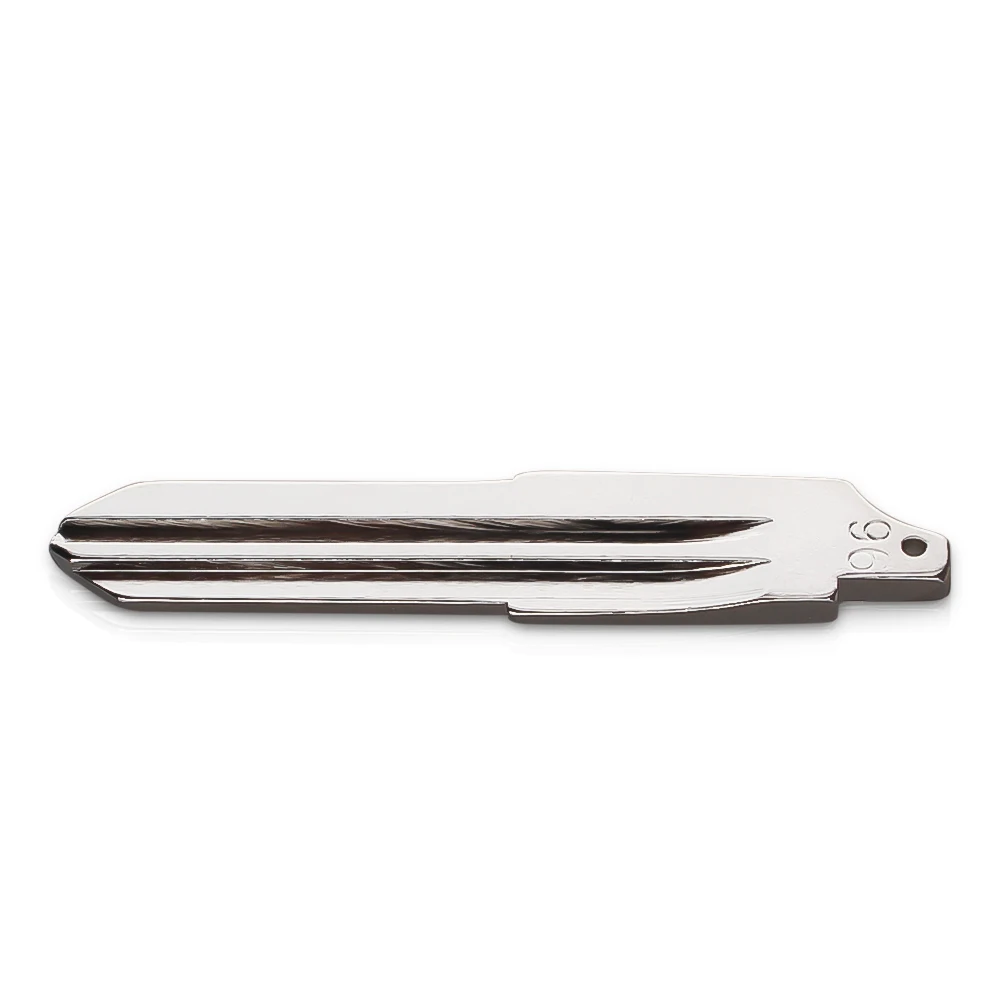 10шт # 96 KD Дистанционное неразрезное пустое металлическое лезвие типа # 96 Лезвие для ChangAn для BMW Mini Сменный ключ