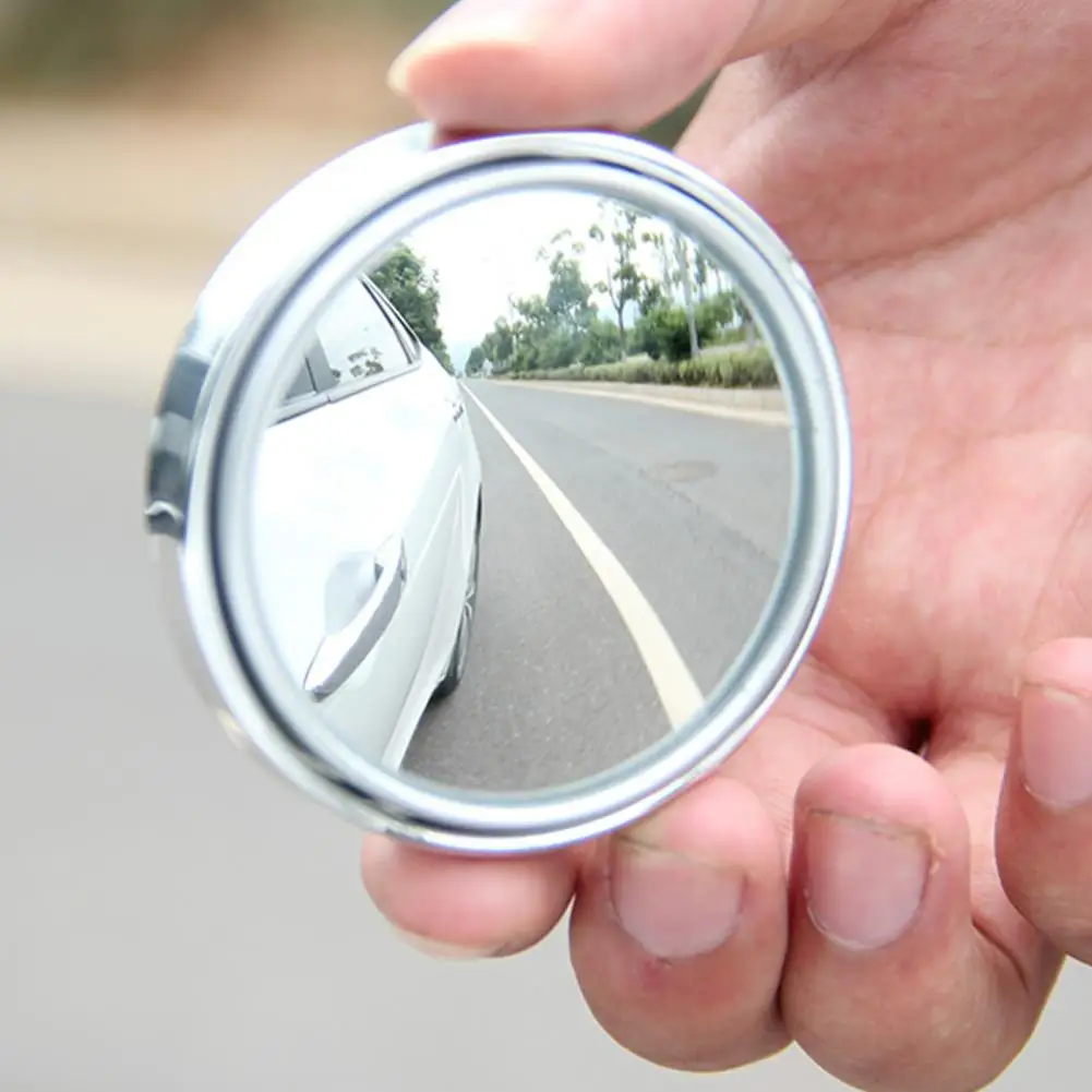 2шт. Зеркало для слепых зон с поворотом на 360 градусов, Широкоугольное водонепроницаемое автомобильное выпуклое зеркало для парковки, выпуклое зеркало для безопасности вождения.