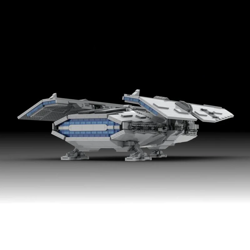 MOC Building Block Fondor Haulcraft, научно-фантастический космический корабль, технологические кирпичи, собранные своими руками, игрушки для аэрокрафта, подарки