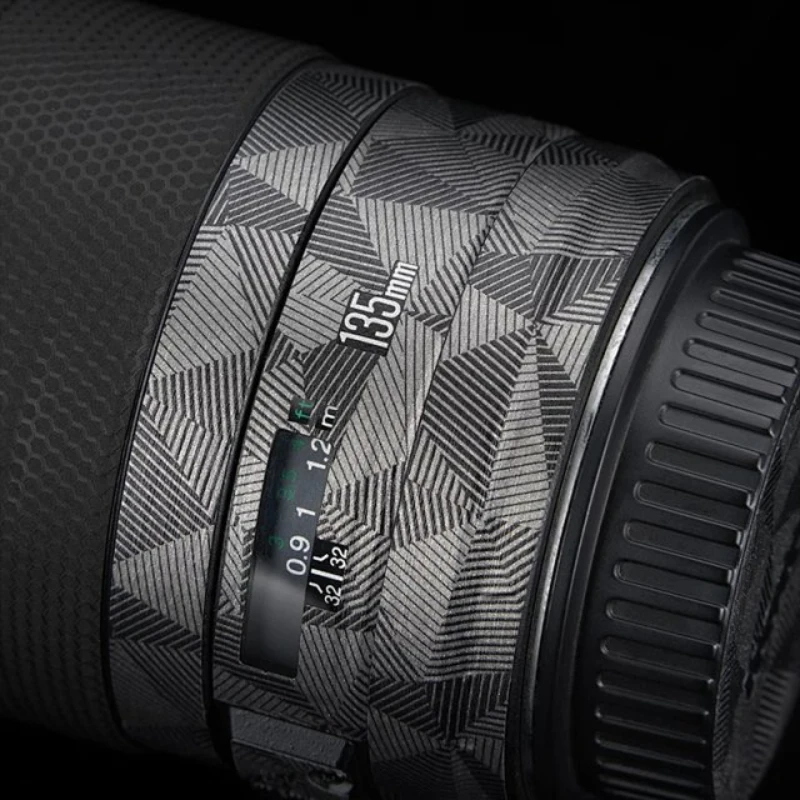 Для Canon EF 135mm F2 L USM Наклейка на объектив камеры с защитой От Царапин, Покрытие Для Обертывания Защитной Пленкой Для тела, Кожный Покров F2L F/2 F/2L