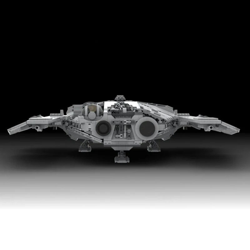 MOC Building Block Fondor Haulcraft, научно-фантастический космический корабль, технологические кирпичи, собранные своими руками, игрушки для аэрокрафта, подарки